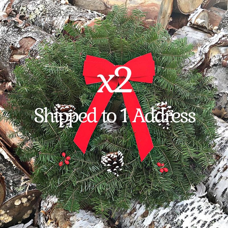 Traditional Wreaths - x2 18 inch ($45.00 each with this Deal)